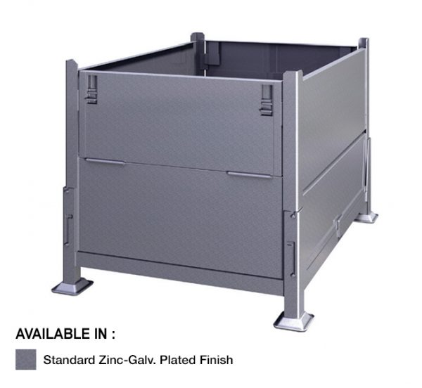 Knock Down 2-Gate Solid Bin.