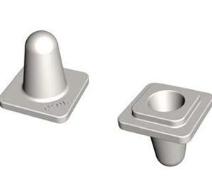 2″ Cast Steel Stacking Cap with Round Pin.