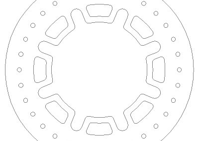 Custom Metal Fabrication, Bead Lock 2D Cad Drawing.